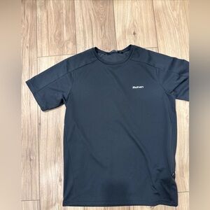 Rohan Core Short Sleeve T-Shirt Men Medium Black Silver Tech Odor Control